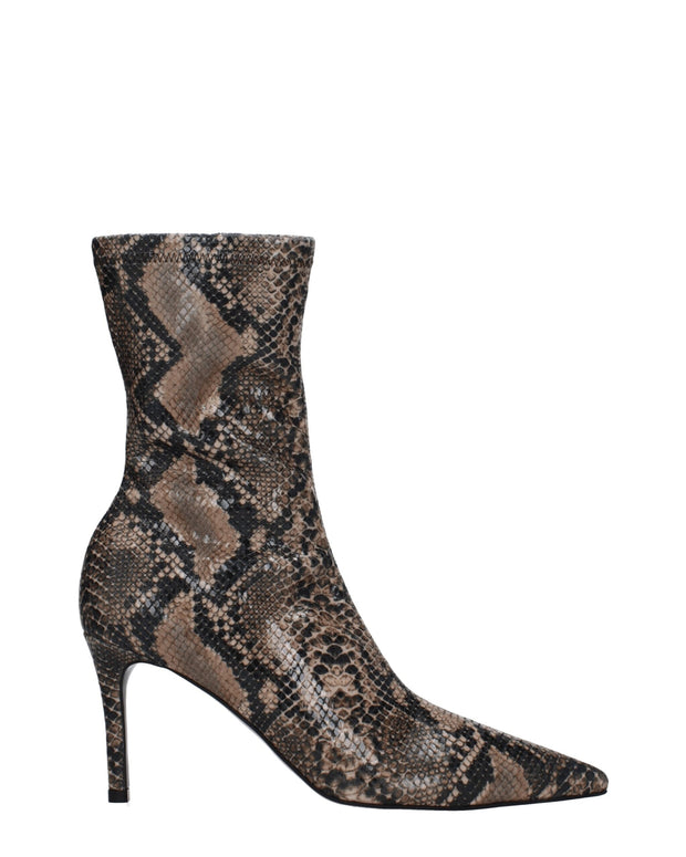 Brown Leather Ankle Boots