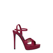 Pink Leather Platforms