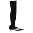Black Fabric Over The Knee