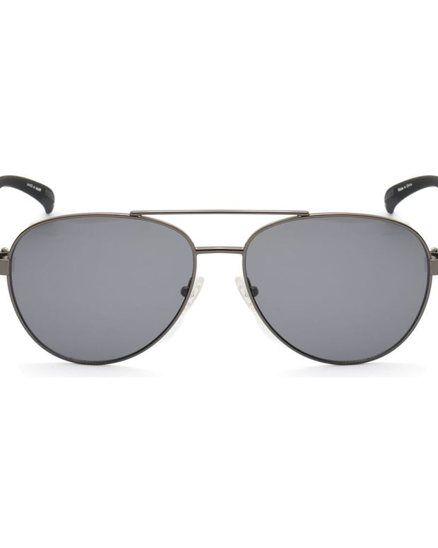 Gray Metal Sunglasses