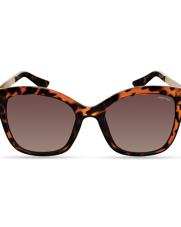 Brown Injected Sunglasses