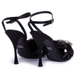 Black Goatskin Sandal