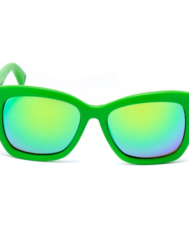 Green Rubber Sunglasses
