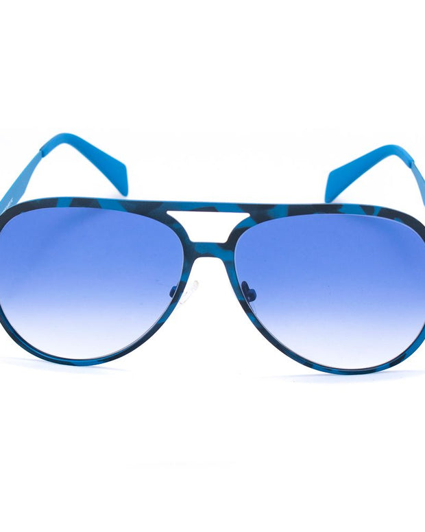 Blue Metal Sunglasses