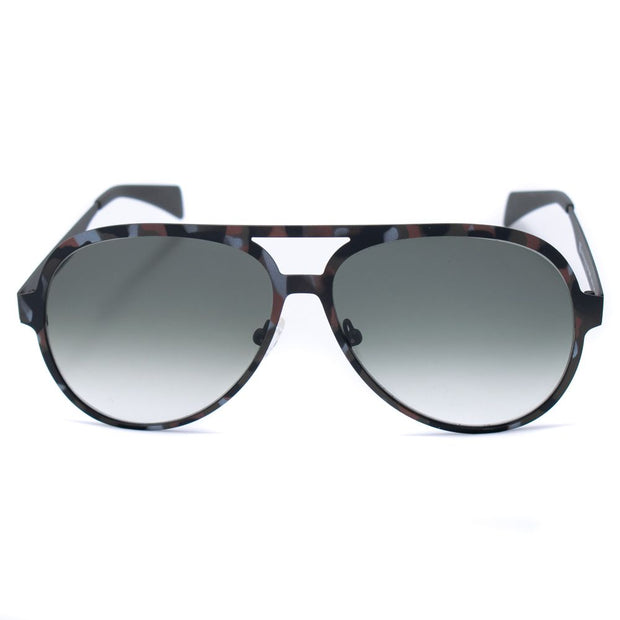 Brown Metal Sunglasses