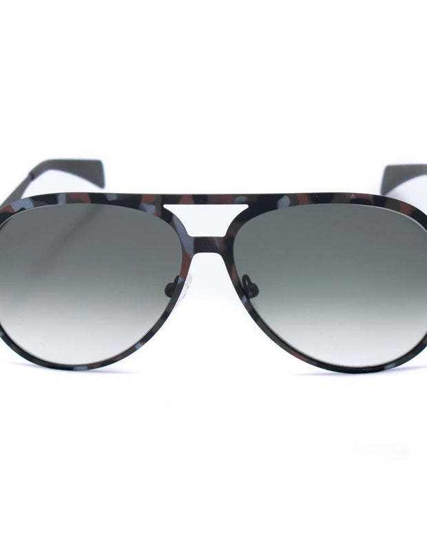 Brown Metal Sunglasses