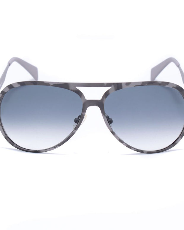 Gray Metal Sunglasses