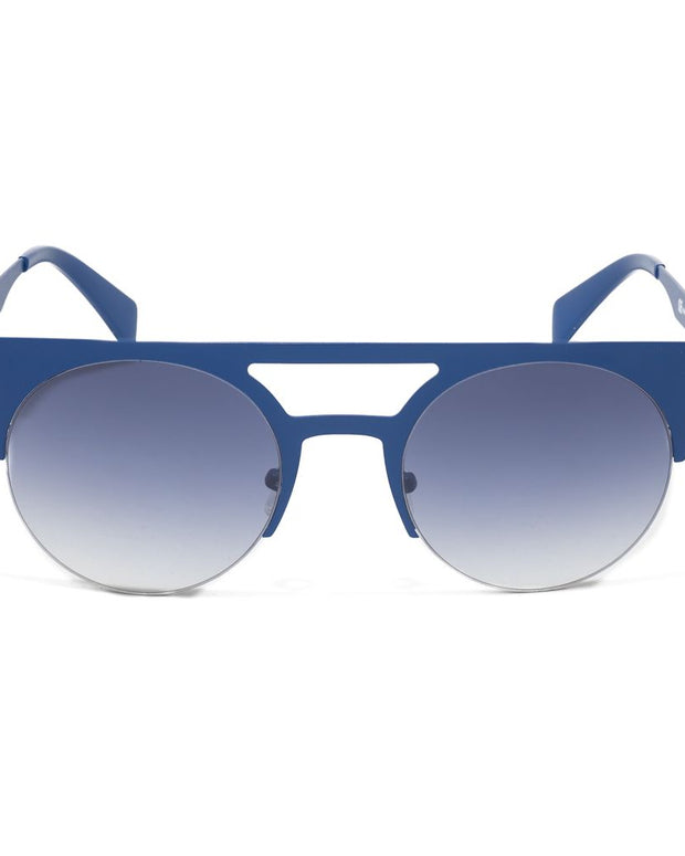 Blue Metal Sunglasses