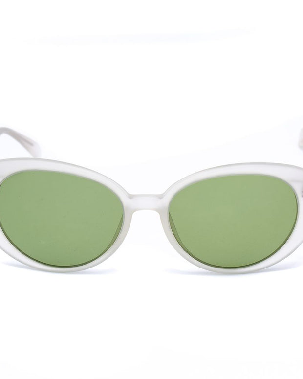White Acetate Sunglasses