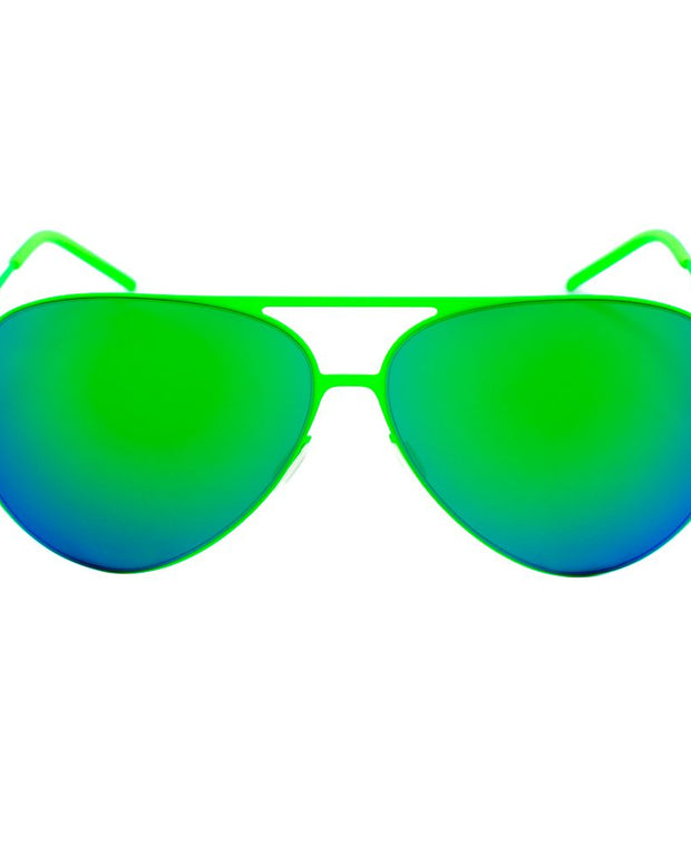 Green Metal Sunglasses