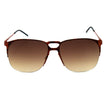 Brown Metal Sunglasses