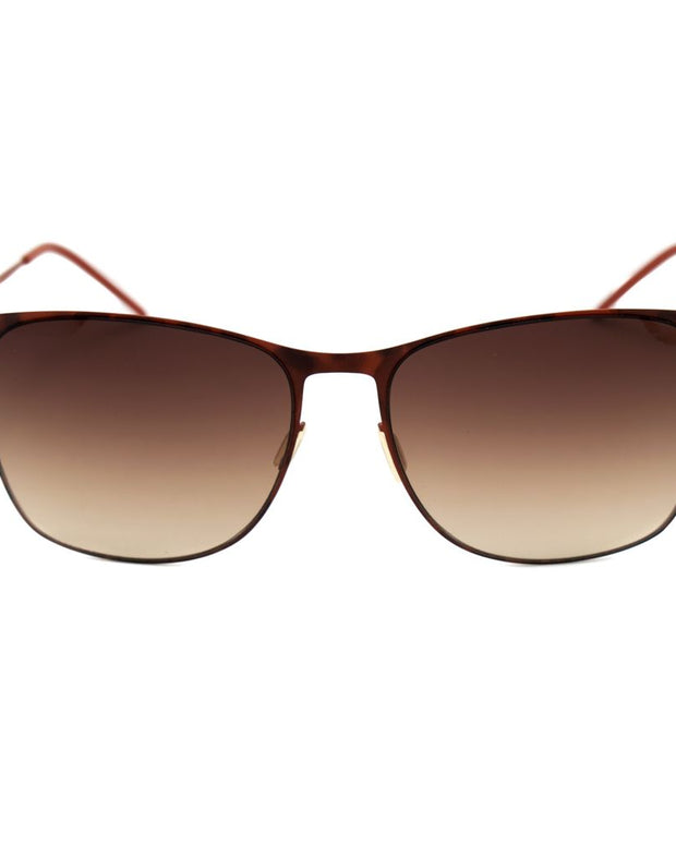 Brown Metal Sunglasses