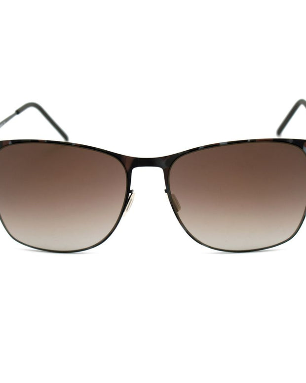 Brown Metal Sunglasses
