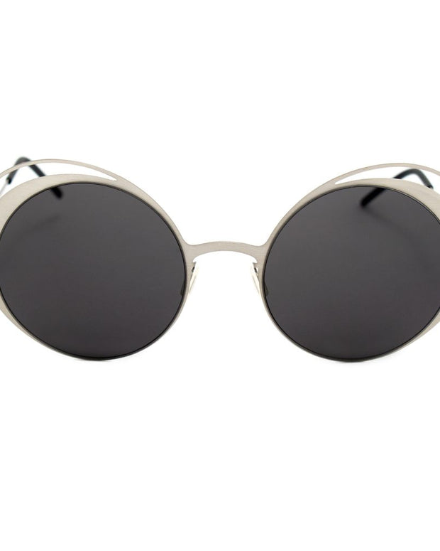 Gray Metal Sunglasses