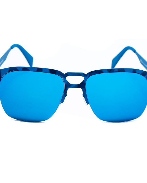 Blue Metal Sunglasses