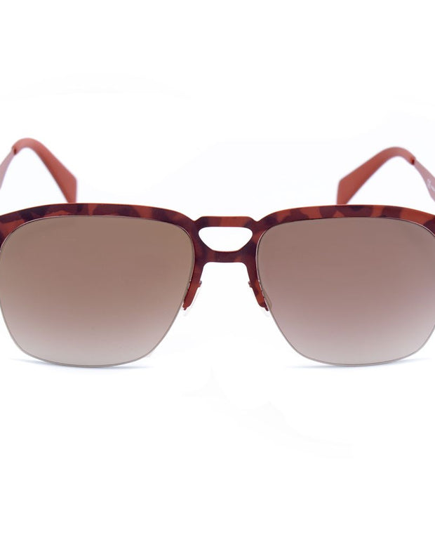 Brown Metal Sunglasses