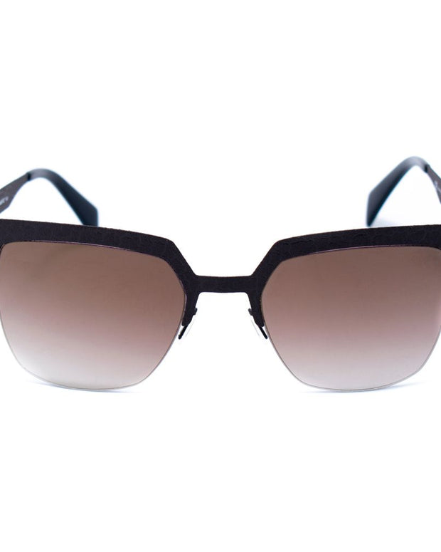 Brown Metal Sunglasses