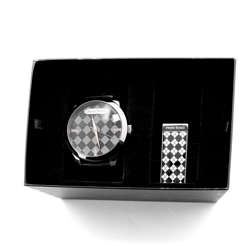 Black Leather Watch
