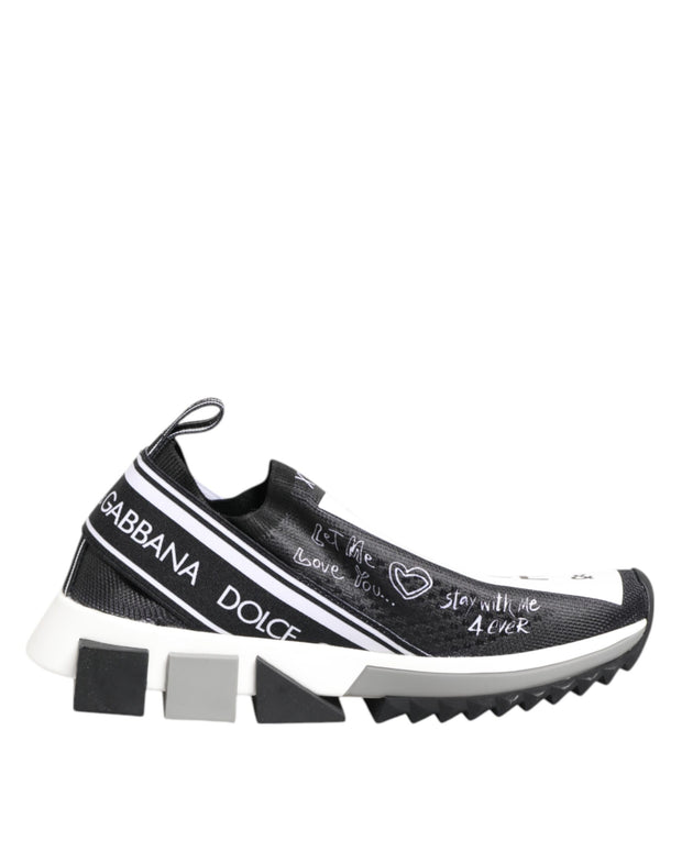 Black White Sorrento Low Top Sneakers Shoes