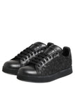 Black Floral Lace Low Top Sneakers Shoes