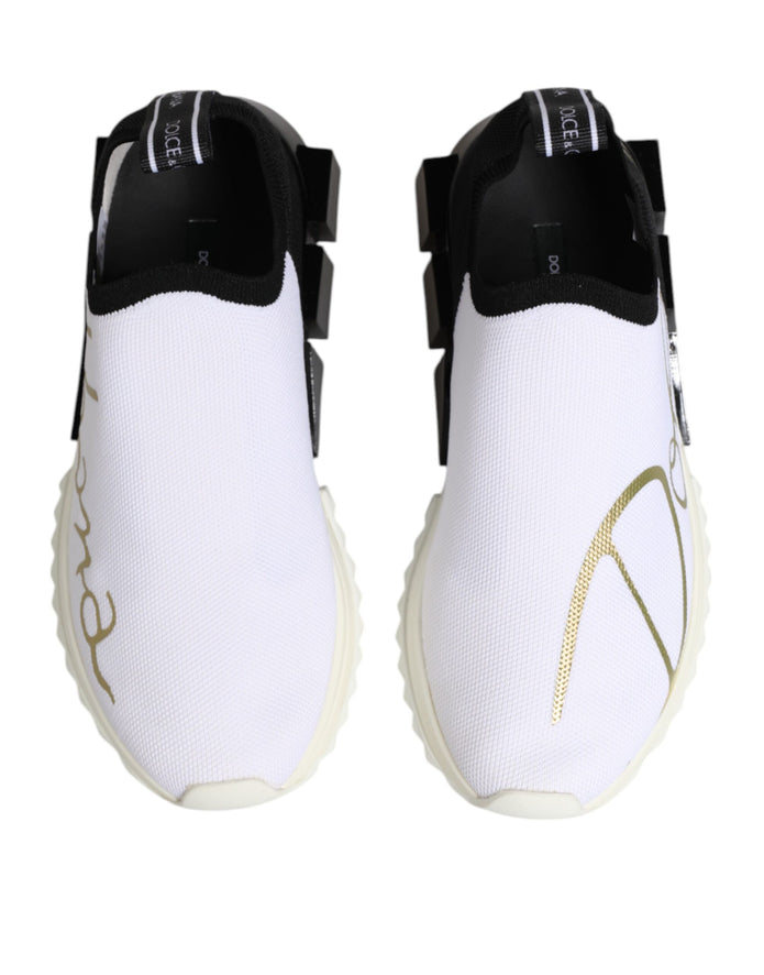 White Black Low Top Sorrento Sneakers Shoes