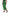 Green Cotton High Waist Cargo Trouser Pants
