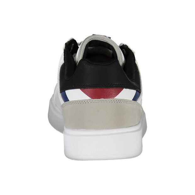 White Polyester Sneaker
