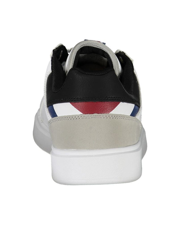 White Polyester Sneaker
