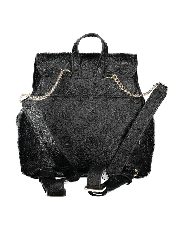Black Polyethylene Backpack