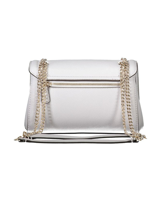 Gray Polyethylene Handbag