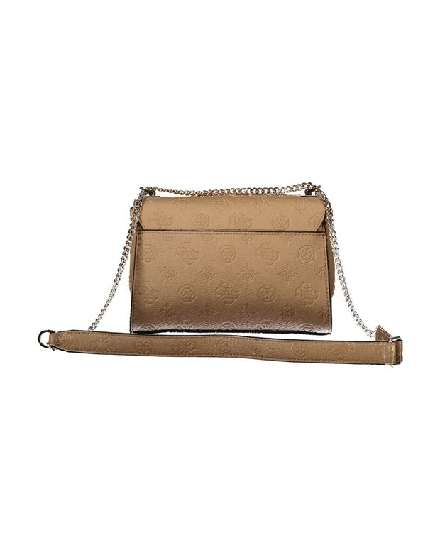 Beige Polyethylene Handbag