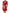Red Lace Floral Applique A-line Mini Dress
