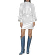 Abelia Laminated Mini Dress