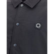 Black Nylon Bomber