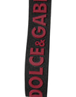 Black Red DG Logo Polyester Silver Men Keychain Keyring