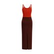 Multicolor Viscose Casual Dress