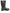 Metallic Black Pull On Rain Boots Men Shoes
