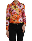 Multicolor Daisy Print Floral Fantasy Jacket