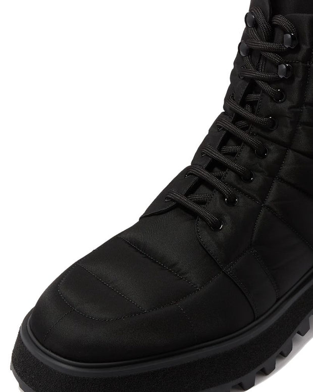 Black Nylon Men Boot