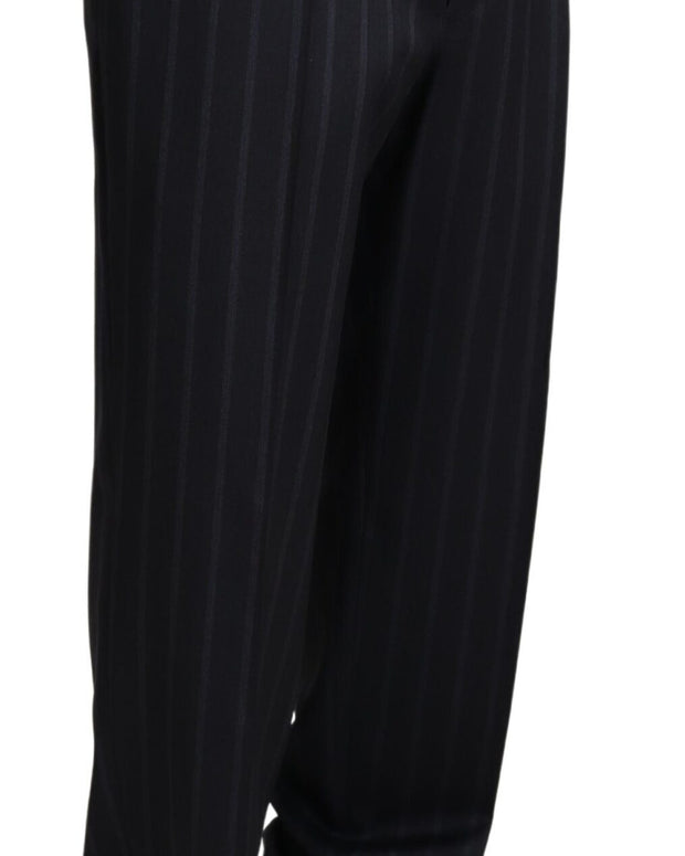 Gray Wool Blend Formal Trousers Pants