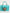 Turquoise Silicone Devotion Heart Cover Bag Airpods Case