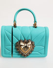 Turquoise Silicone Devotion Heart Cover Bag Airpods Case