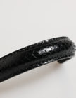 Black Small Ayers Leather Bag Handle Women Shoulder Strap