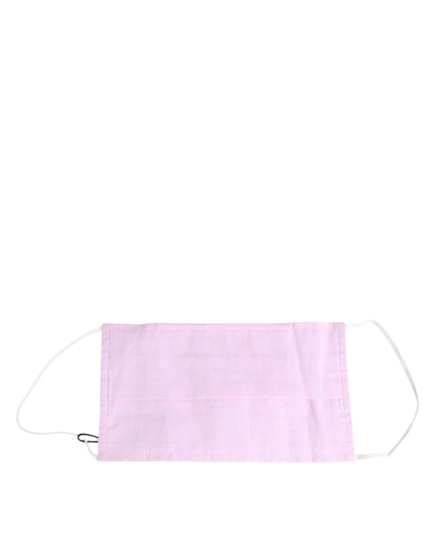 Pink Cotton Logo Elastic Ear Strap Face Mask