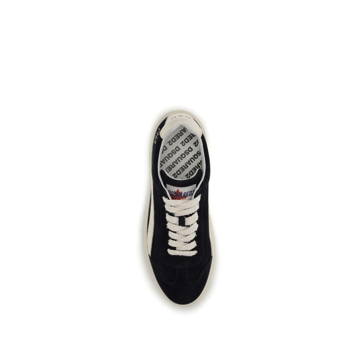Black Calf Leather Bos Taurus Low Top Sneakers