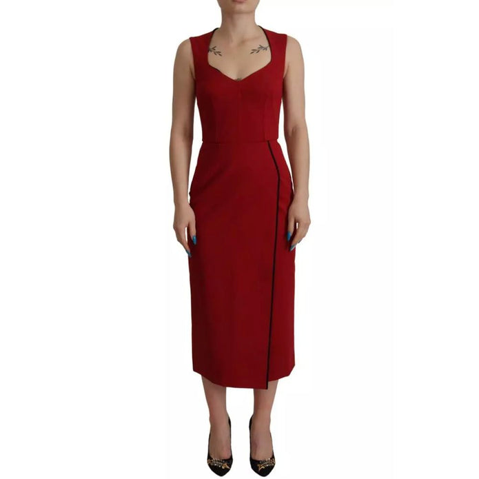 Red Viscose Dress
