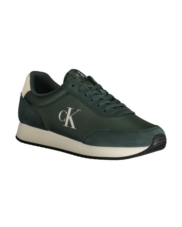Green Polyester Sneaker