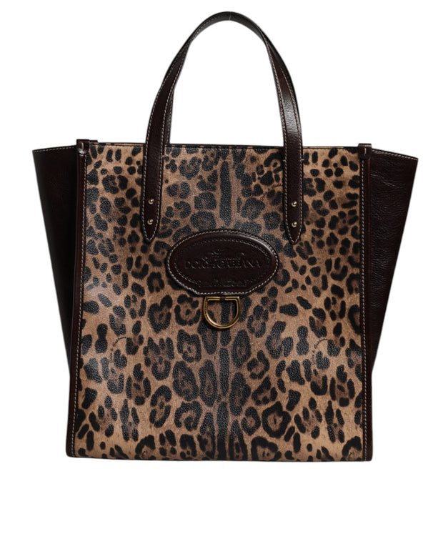 Multicolor Leopard Shopping Tote Shoulder WomenBorse Bag