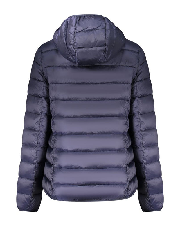 Blue Polyamide Jackets & Coat