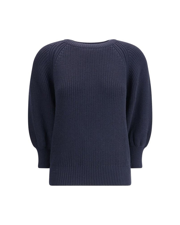 Blue Merino Wool Sweater